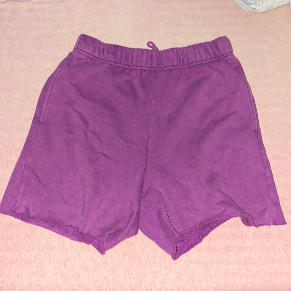 Pacsun Purple Fleece Sweat Shorts